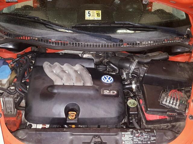 3VWCK21C03M416544 - 2003 VOLKSWAGEN NEW BEETLE 橙色 照片 7