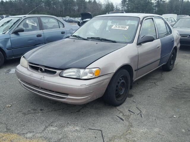 1NXBR12E0YZ412531 - 2000 TOYOTA COROLLA VE BEIGE photo 2