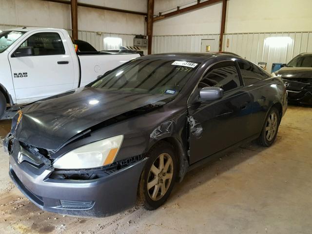 1HGCM82635A004337 - 2005 HONDA ACCORD EX GRAY photo 2