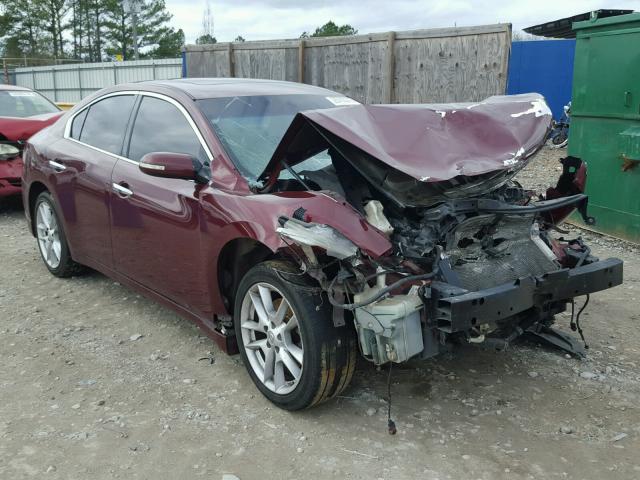 1N4AA51E29C848908 - 2009 NISSAN MAXIMA S BURGUNDY photo 1