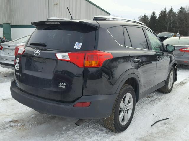 2T3RFREV5FW276631 - 2015 TOYOTA RAV4 XLE BLACK photo 4