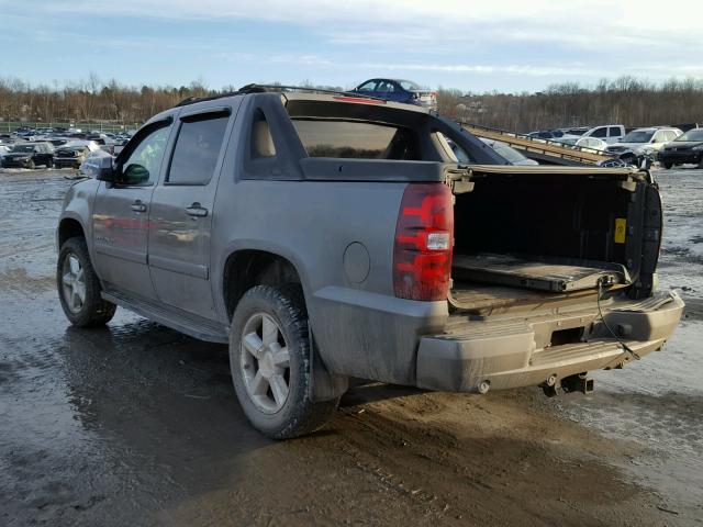 3GNFK123X7G177315 - 2007 CHEVROLET AVALANCHE GRAY photo 3