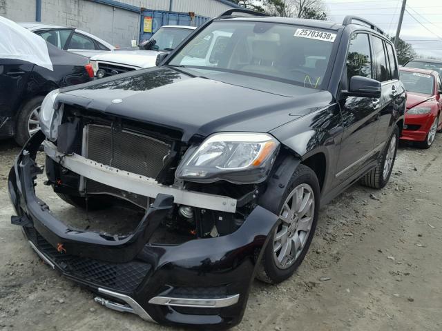 WDCGG5HB5DF973739 - 2013 MERCEDES-BENZ GLK 350 BLACK photo 2