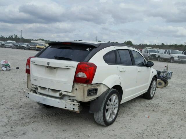 1B3CB5HA6AD584627 - 2010 DODGE CALIBER HE WHITE photo 4