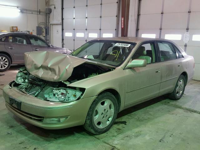 4T1BF28B14U351552 - 2004 TOYOTA AVALON XL BEIGE photo 2