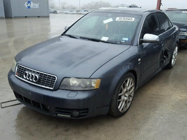 WAUPL68E05A026329 - 2005 AUDI S4 GRAY photo 2