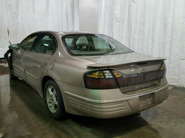 1G2HX54K814150489 - 2001 PONTIAC BONNEVILLE TAN photo 3