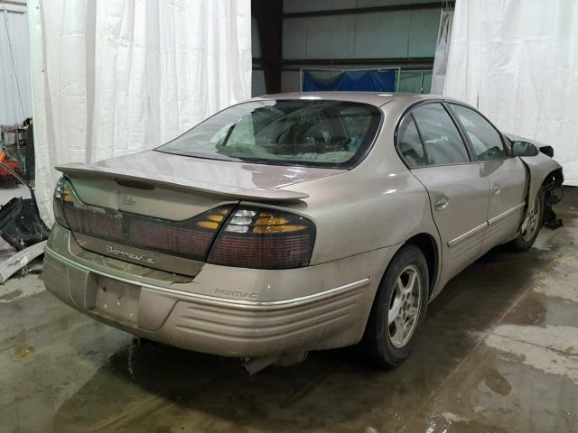 1G2HX54K814150489 - 2001 PONTIAC BONNEVILLE TAN photo 4