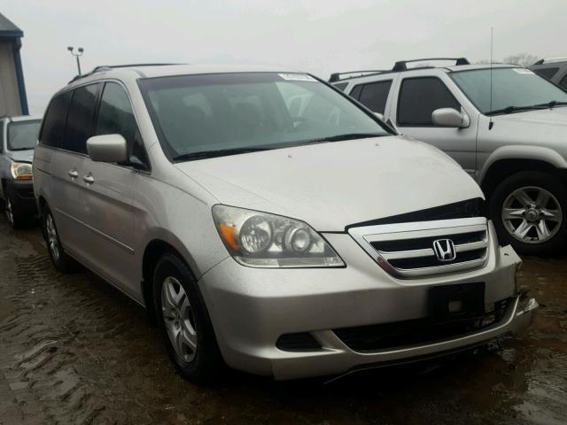 5FNRL38406B068154 - 2006 HONDA ODYSSEY EX SILVER photo 1