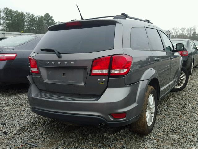 3C4PDCBGXDT630387 - 2013 DODGE JOURNEY SX GRAY photo 4