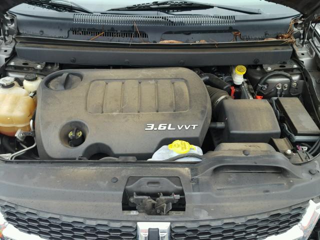 3C4PDCBGXDT630387 - 2013 DODGE JOURNEY SX GRAY photo 7