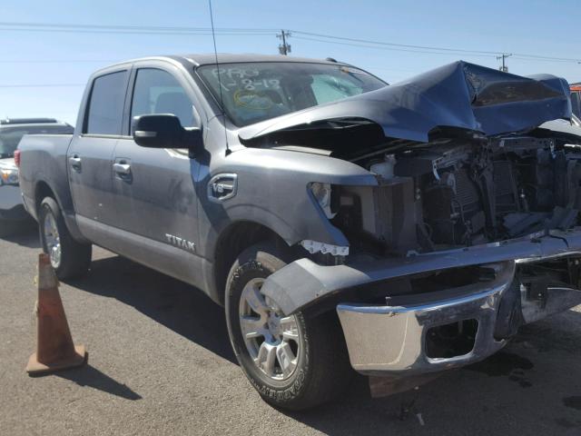 1N6AA1EJ3HN506488 - 2017 NISSAN TITAN S GRAY photo 1