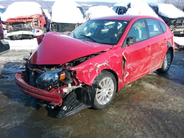 JF1GH61688G836032 - 2008 SUBARU IMPREZA 2. RED photo 2