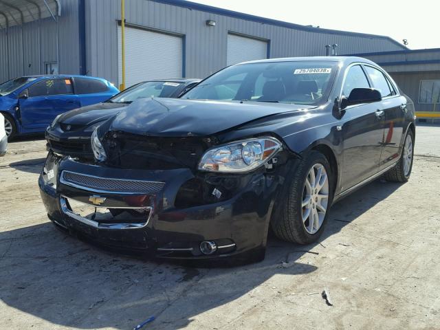 1G1ZK57718F249037 - 2008 CHEVROLET MALIBU LTZ BLACK photo 2