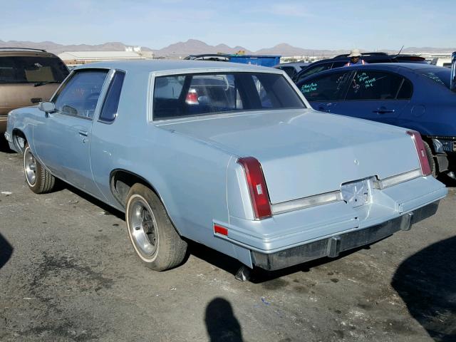 1G3AR47A3ER333506 - 1984 OLDSMOBILE CUTLASS SU BLUE photo 3