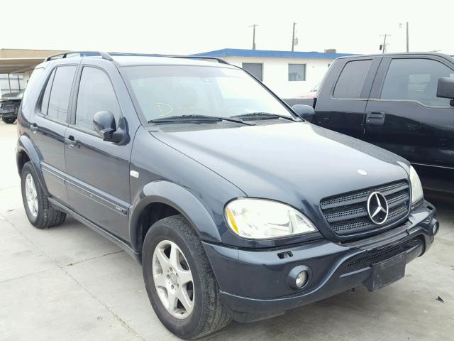 4JGAB54E81A231690 - 2001 MERCEDES-BENZ ML 320 BLUE photo 1