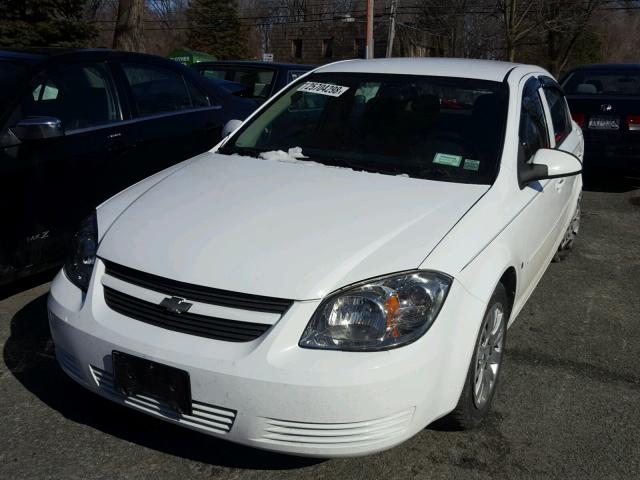 1G1AT58H197187023 - 2009 CHEVROLET COBALT LT WHITE photo 2