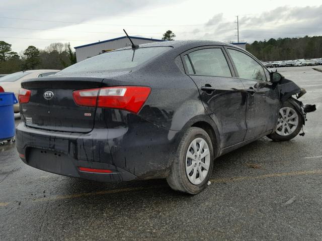KNADM4A32D6277965 - 2013 KIA RIO LX Սև լուսանկար 4