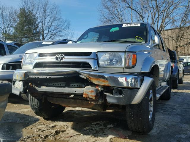 JT3HN86R020377170 - 2002 TOYOTA 4RUNNER SR SILVER photo 9