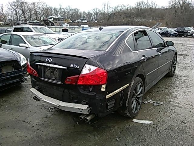 JNKCY01F69M852530 - 2009 INFINITI M35 BASE BLACK photo 4