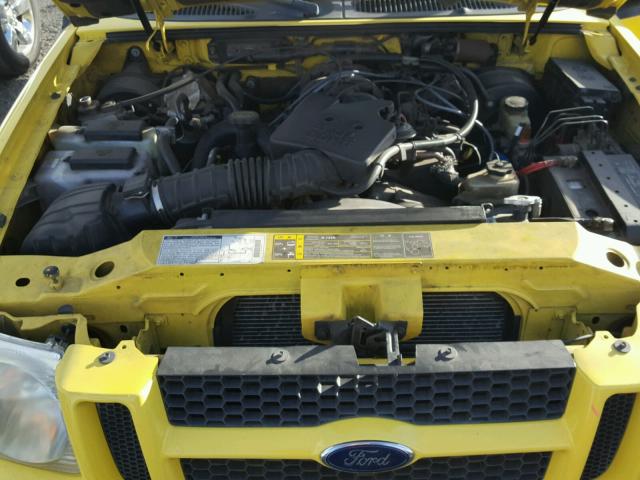 1FMZU67EX2UD00474 - 2002 FORD EXPLORER S YELLOW photo 7