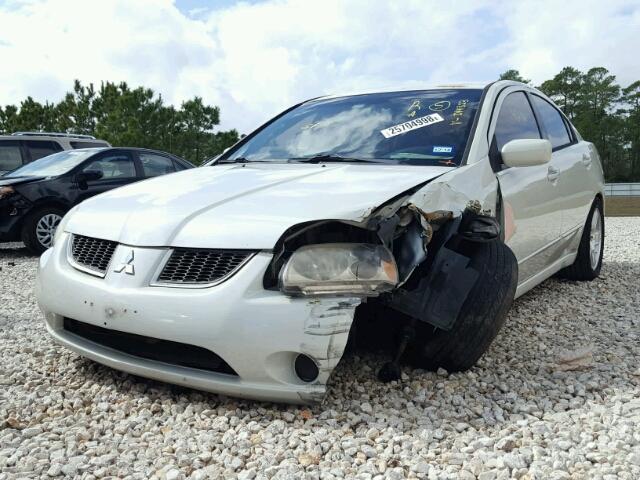 4A3AB36F16E019323 - 2006 MITSUBISHI GALANT ES WHITE photo 2