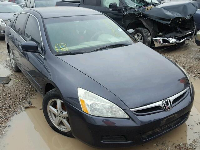 1HGCM56477A156308 - 2007 HONDA ACCORD LX GRAY photo 1