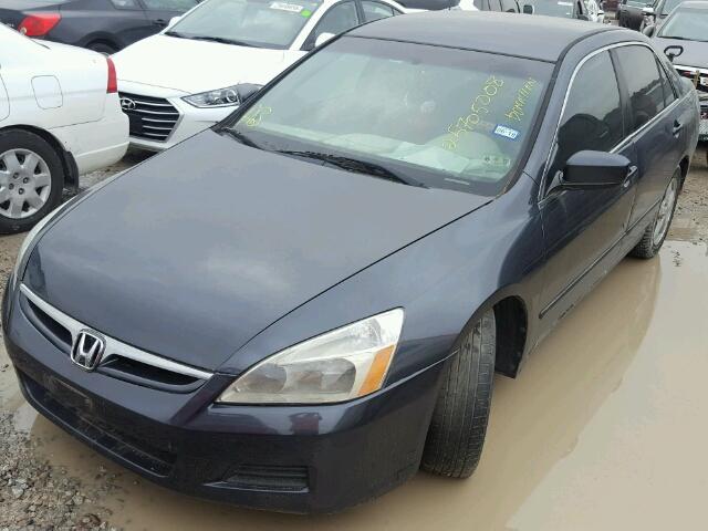 1HGCM56477A156308 - 2007 HONDA ACCORD LX GRAY photo 2