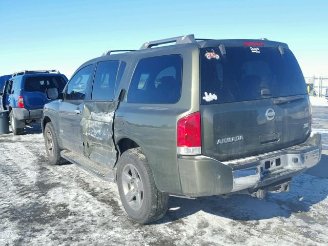 5N1AA08B45N709480 - 2005 NISSAN ARMADA SE GREEN photo 3