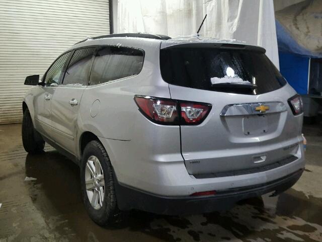 1GNKVGKD4EJ142041 - 2014 CHEVROLET TRAVERSE L SILVER photo 3