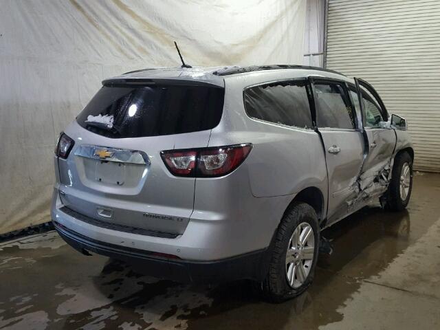 1GNKVGKD4EJ142041 - 2014 CHEVROLET TRAVERSE L SILVER photo 4