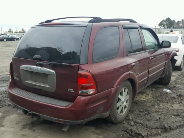 5GADS13S552231679 - 2005 BUICK RAINIER CX BURGUNDY photo 4