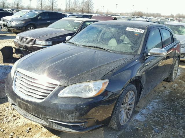 1C3BC2FG2BN517956 - 2011 CHRYSLER 200 LIMITE GRAY photo 2