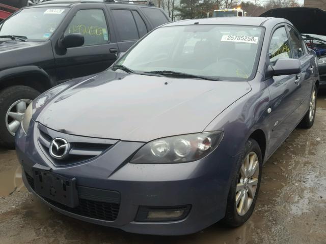 JM1BK324581872054 - 2008 MAZDA 3 S GRAY photo 2