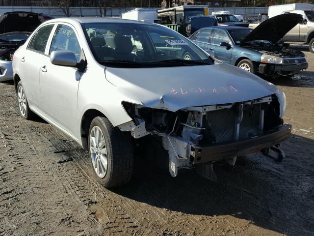 1NXBU4EE7AZ202901 - 2010 TOYOTA COROLLA BA SILVER photo 1