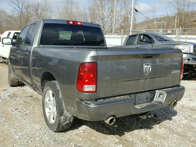 1C6RD7FT2CS308079 - 2012 DODGE RAM 1500 S GRAY photo 3