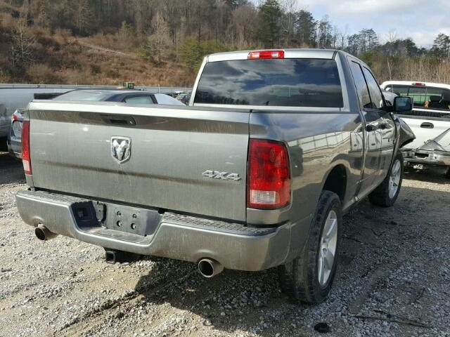 1C6RD7FT2CS308079 - 2012 DODGE RAM 1500 S GRAY photo 4