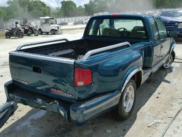 1GTCS19X2V8514910 - 1997 GMC SONOMA GREEN photo 4