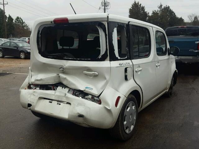 JN8AZ2KR2DT301282 - 2013 NISSAN CUBE S WHITE photo 4