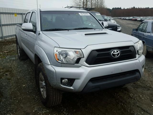 5TFMU4FN2CX006491 - 2012 TOYOTA TACOMA DOU SILVER photo 1