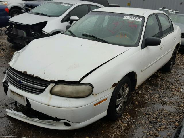 1G1ND52J616112807 - 2001 CHEVROLET MALIBU WHITE photo 2