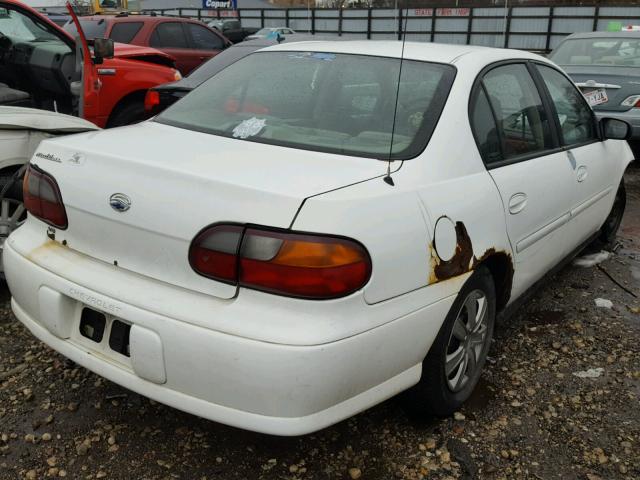 1G1ND52J616112807 - 2001 CHEVROLET MALIBU WHITE photo 4