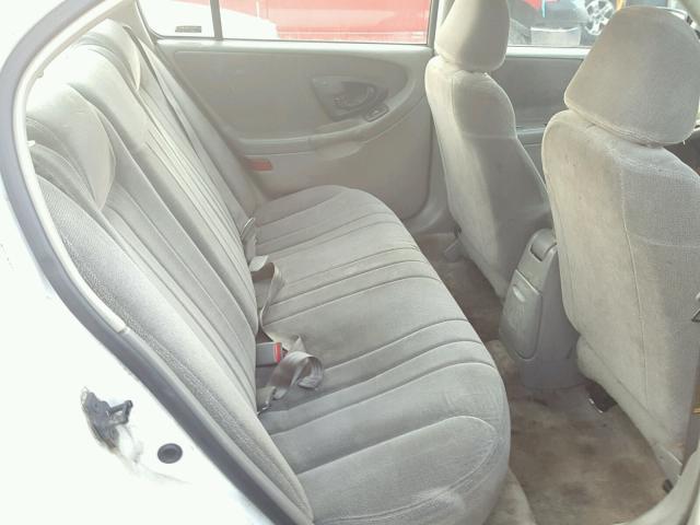 1G1ND52J616112807 - 2001 CHEVROLET MALIBU WHITE photo 6