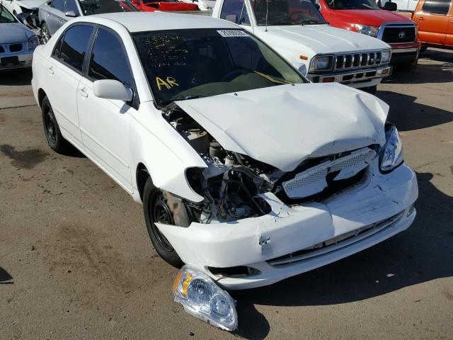 1NXBR32E95Z554612 - 2005 TOYOTA COROLLA CE WHITE photo 1