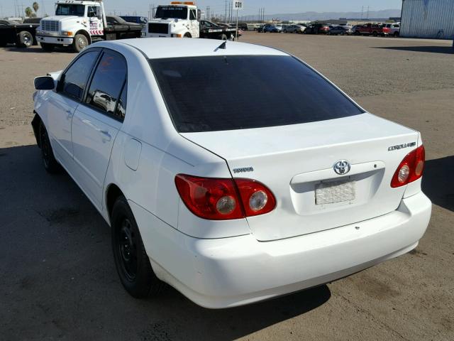 1NXBR32E95Z554612 - 2005 TOYOTA COROLLA CE WHITE photo 3