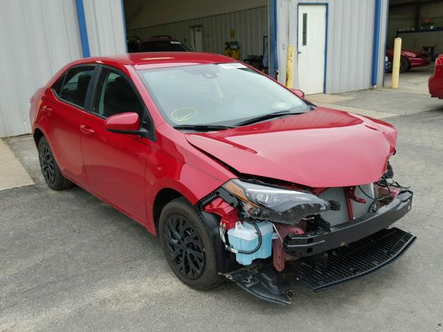 5YFBURHE6HP711107 - 2017 TOYOTA COROLLA L RED photo 1