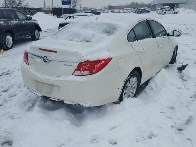 2G4GR5ER8D9223564 - 2013 BUICK REGAL WHITE photo 4