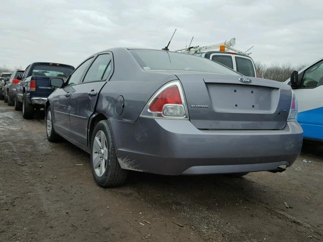 3FAHP07Z17R236062 - 2007 FORD FUSION SE GRAY photo 3