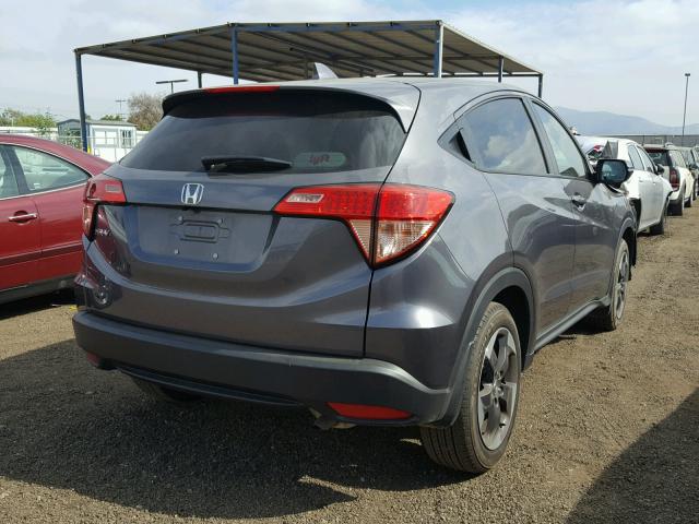 3CZRU5H58JG702437 - 2018 HONDA HR-V EX GRAY photo 4