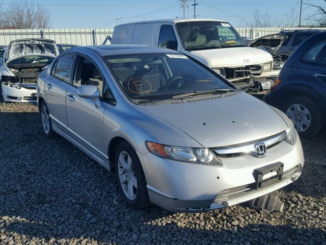 1HGFA16886L018569 - 2006 HONDA CIVIC EX SILVER photo 1